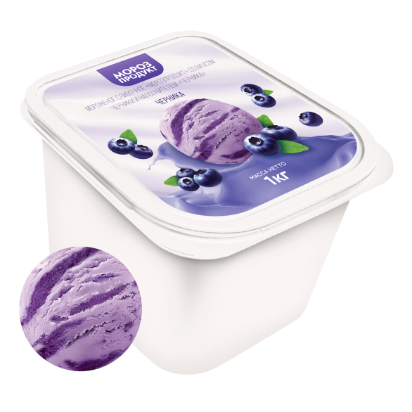 «MOROZPRODUCT» blueberry cream in cuvettes